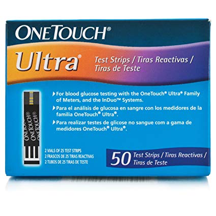 ONE TOUCH ULTRA Tiras Reactivas x 50 *Por pedido, comunicarse 4959 3100*