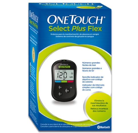 One Touch Select Plus Flex *Medidor y Digitopunzor* (Las tiras se compran aparte)